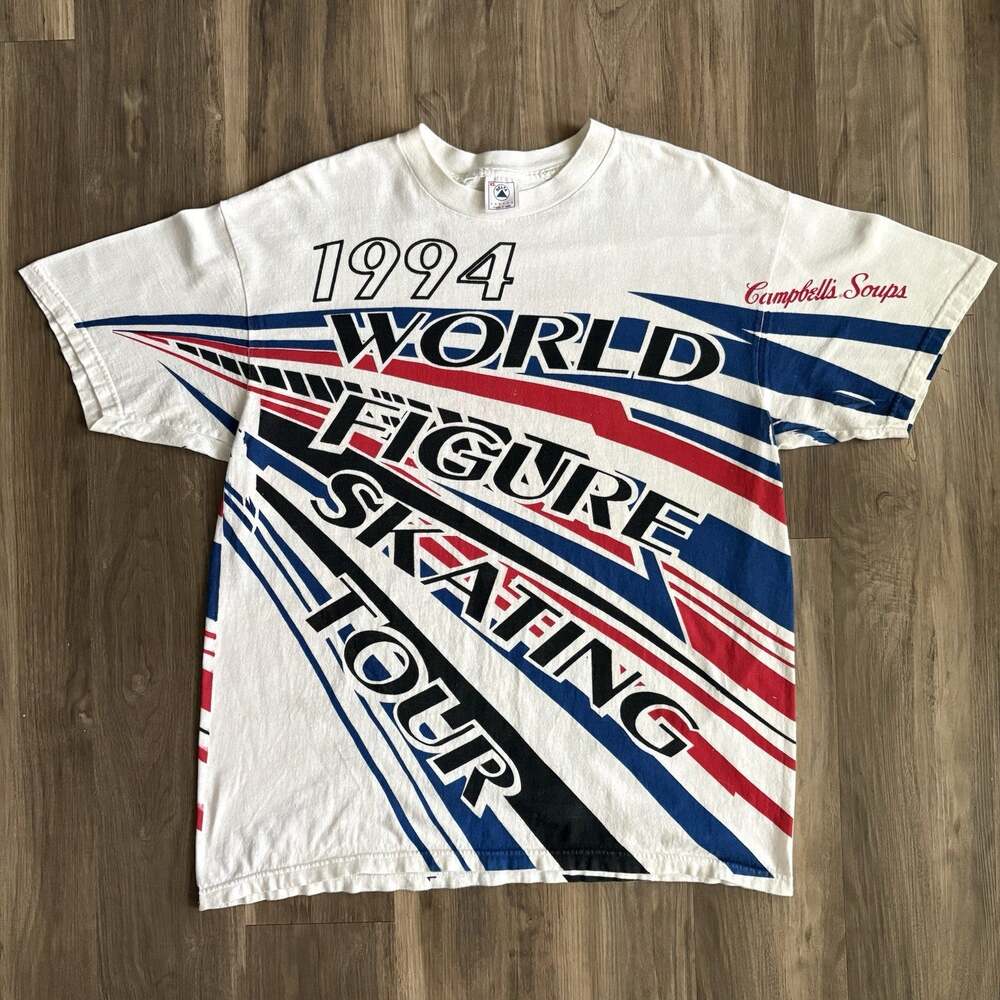 Vintage 1994 World Figure Skating Tour Championship T-Shirt Men's Size XL